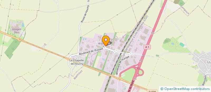 localisation de l'entreprise ATER METROLOGIE à MONCHY-LE-PREUX