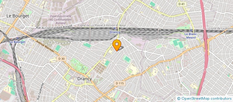 localisation de l'entreprise ATEREM  NICE