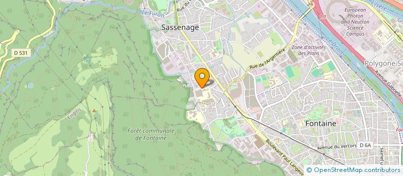 localisation de l'entreprise ATERIA ASSOCIES AUDIT à SASSENAGE