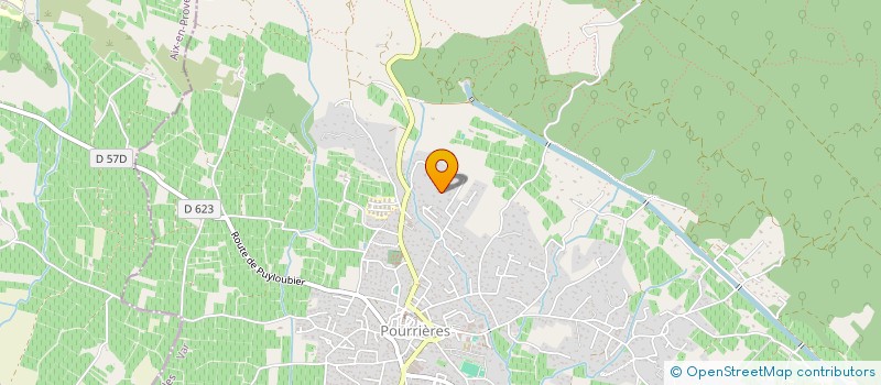 localisation de l'entreprise ATERIMO  POURRIERES