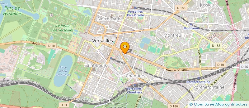 localisation de l'entreprise ATERNATIF à VERSAILLES