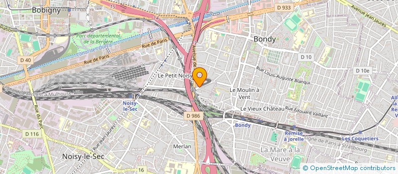 localisation de l'entreprise ATERNIS à NOISY-LE-SEC