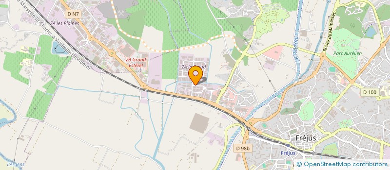 localisation de l'entreprise ATEROWORLD à FREJUS