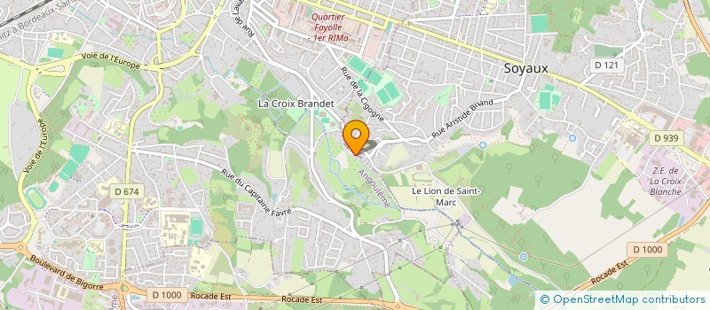 localisation de l'entreprise ATES à ANGOULEME