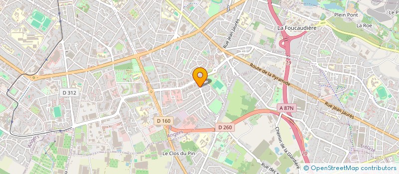 localisation de l'entreprise ATES à ANGERS