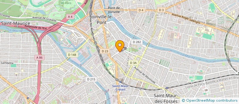 localisation de l'entreprise ATESDECO à SAINT-MAUR-DES-FOSSES