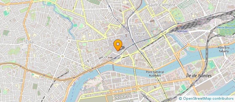 localisation de l'entreprise ATESOUE  NANTES