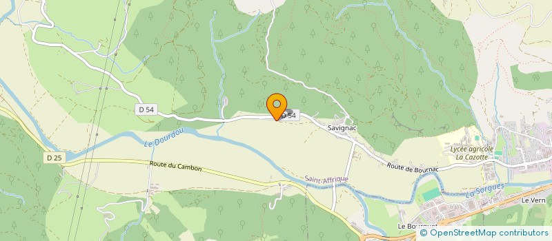 localisation de l'entreprise ATESTELEC  SAINT-AFFRIQUE