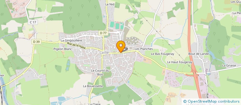 localisation de l'entreprise ATESYS à LAILLE