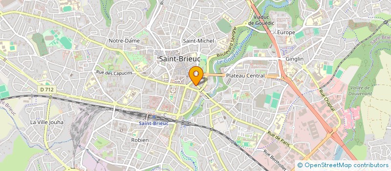 localisation de l'entreprise ATET à SAINT-BRIEUC