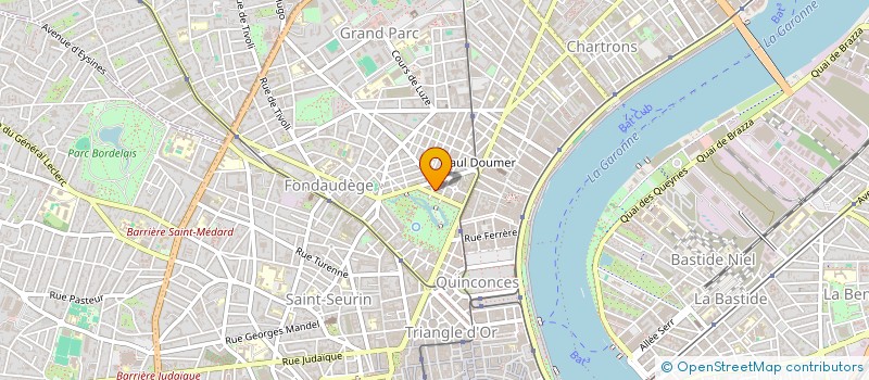 localisation de l'entreprise ATETHUS  BORDEAUX