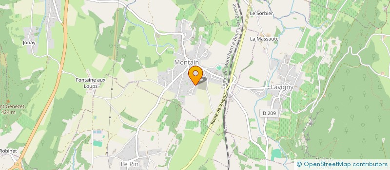 localisation de l'entreprise ATEVA  MONTAIN