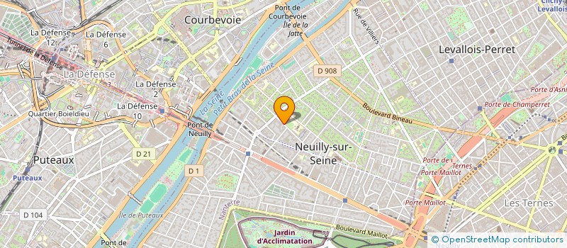 localisation de l'entreprise ATEVENT MEETING & CONGRES à NEUILLY-SUR-SEINE
