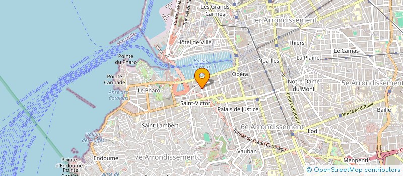 localisation de l'entreprise ATEX à MARSEILLE
