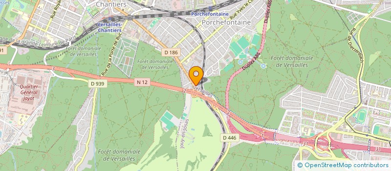localisation de l'entreprise ATEX CORP à VERSAILLES