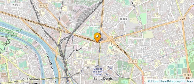 localisation de l'entreprise ATEX TRANSPORTS EXPRESS à SAINT-DENIS
