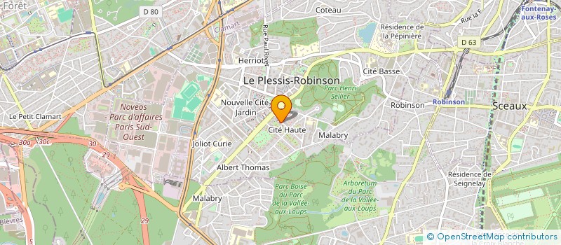 localisation de l'entreprise ATEXA à LE PLESSIS-ROBINSON