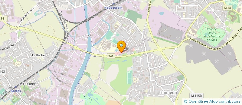 localisation de l'entreprise ATEXAT  HAUBOURDIN