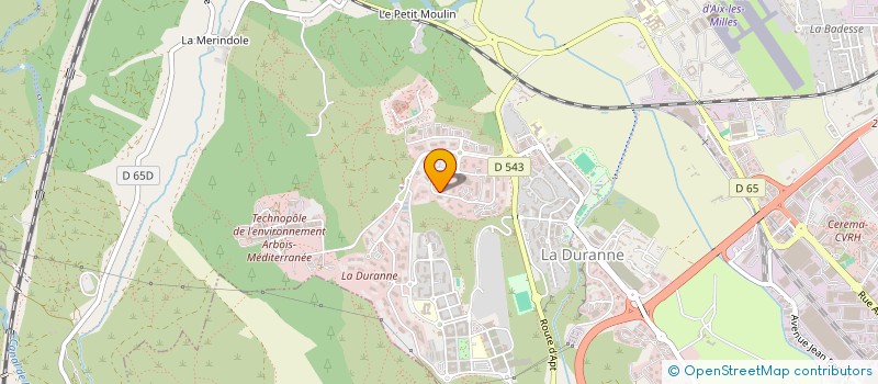 localisation de l'entreprise ATEYA GESTION  AIX-EN-PROVENCE