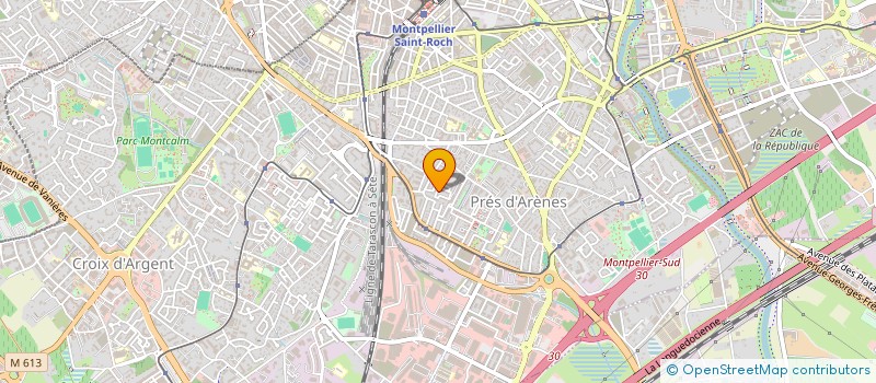 localisation de l'entreprise ATEZIA à MONTPELLIER