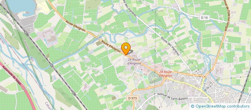 localisation de l'entreprise ATF à CAVAILLON