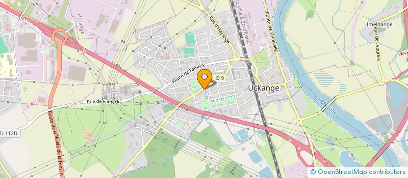 localisation de l'entreprise ATF 57  UCKANGE