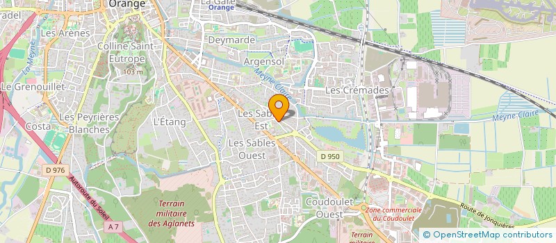 localisation de l'entreprise ATF  ORANGE