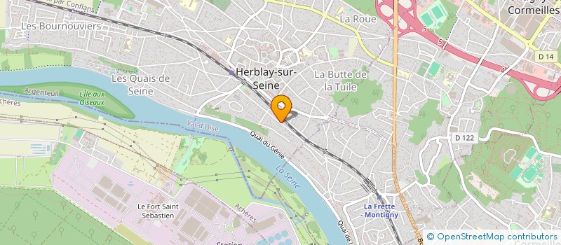 localisation de l'entreprise ATF  HERBLAY-SUR-SEINE