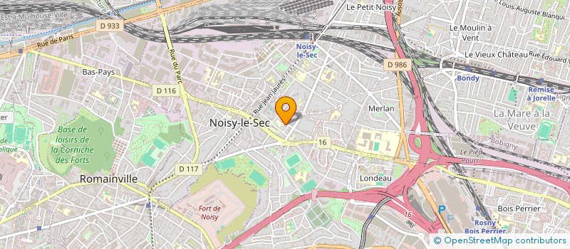 localisation de l'entreprise ATF à NOISY-LE-SEC