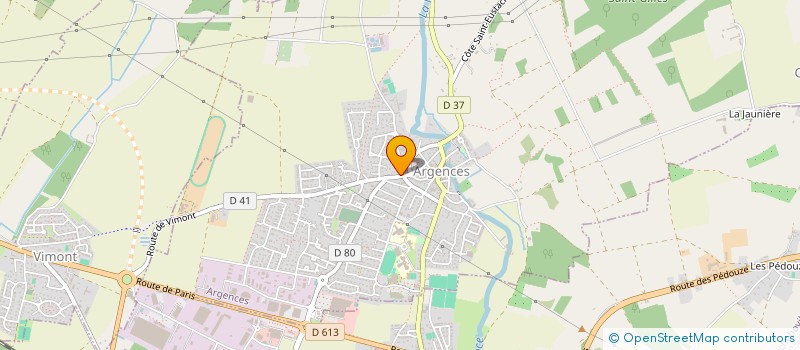 localisation de l'entreprise ATF DISTRIBUTION à ARGENCES
