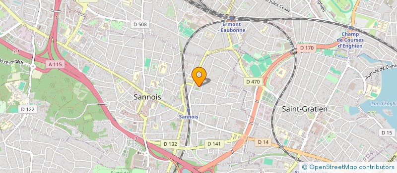 localisation de l'entreprise ATF-IM  SANNOIS