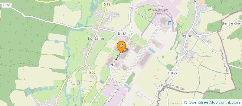localisation de l'entreprise ATF INDUSTRIE  FONTAINE
