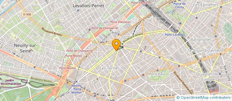 localisation de l'entreprise ATF LIMITED SAS à PARIS