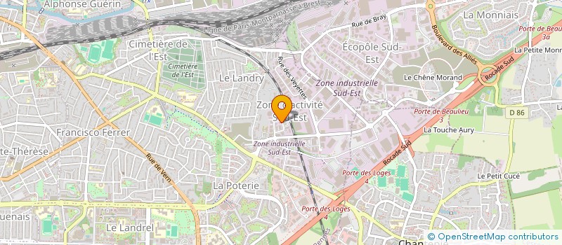 localisation de l'entreprise ATF MULTISERVICES ENCADREMENT à RENNES