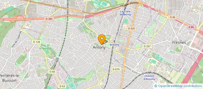 localisation de l'entreprise ATFACTORYDESIGN à ANTONY