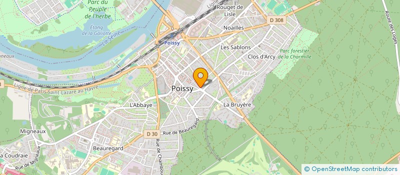 localisation de l'entreprise ATFC IMMO  POISSY