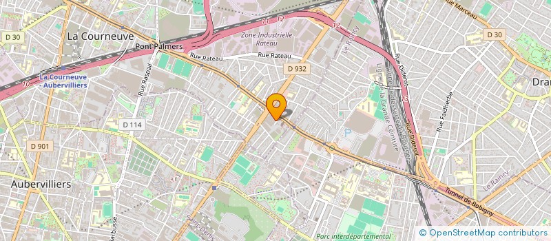 localisation de l'entreprise ATFM ALU à LA COURNEUVE