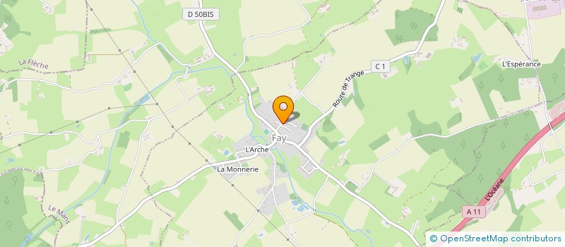 localisation de l'entreprise ATFOR CONSEIL  FAY