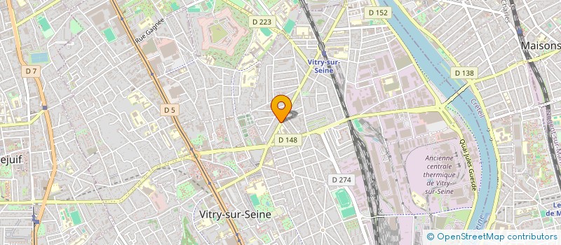 localisation de l'entreprise ATG à VITRY-SUR-SEINE