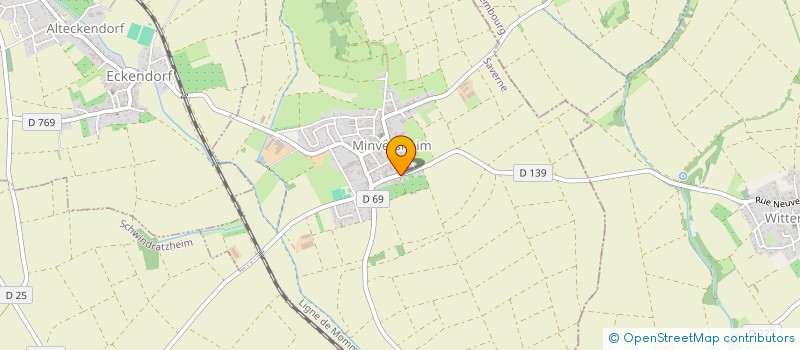 localisation de l'entreprise ATG  MINVERSHEIM