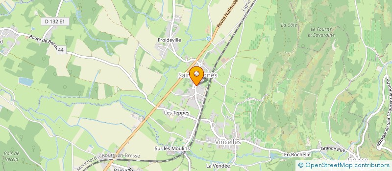 localisation de l'entreprise ATG  VAL-SONNETTE