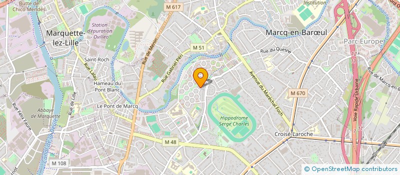 localisation de l'entreprise ATG AMELIORE TA GESTION à MARCQ-EN-BARŒUL