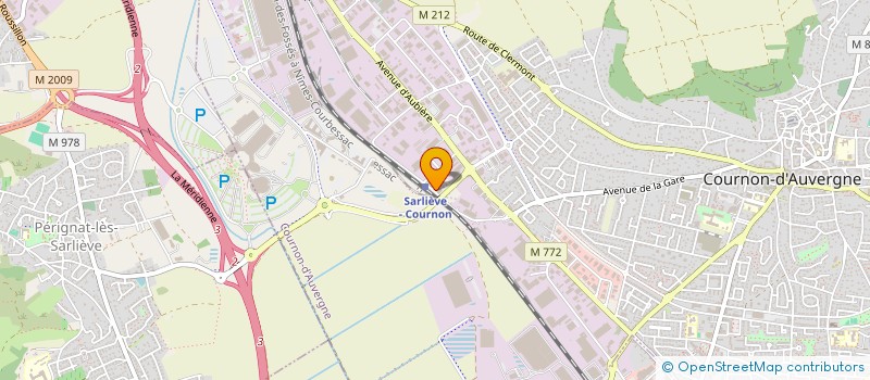 localisation de l'entreprise ATG AUTO  COURNON-D'AUVERGNE