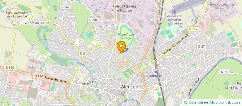 localisation de l'entreprise ATGS à ALENCON