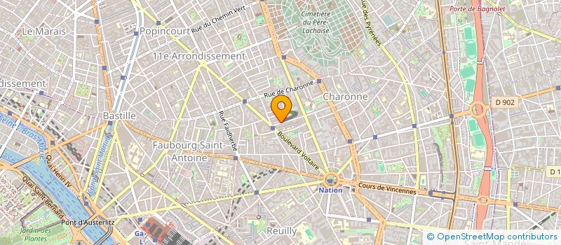 localisation de l'entreprise ATH à PARIS