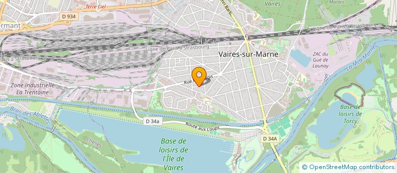 localisation de l'entreprise ATH  VAIRES-SUR-MARNE