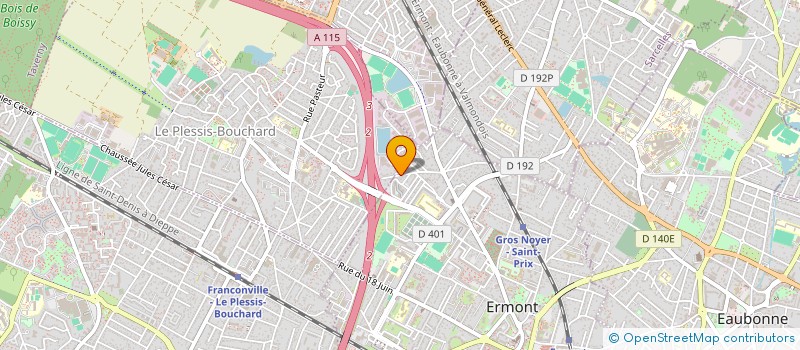 localisation de l'entreprise ATH à ERMONT