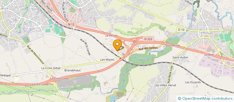 localisation de l'entreprise ATH  TREGUEUX