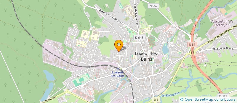 localisation de l'entreprise ATH  LUXEUIL-LES-BAINS