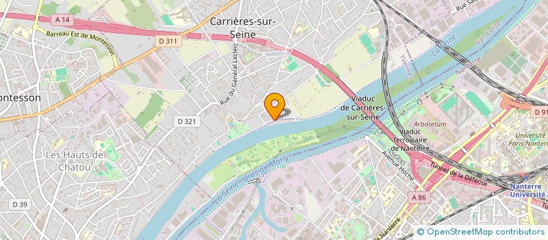 localisation de l'entreprise ATH IMMO  CARRIERES-SUR-SEINE